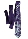 Libra Necktie, Scales Zodiac Constellation Print Tie