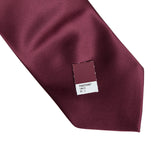Dark Red solid color necktie, Maroon tie, by Cyberoptix Tie Lab
