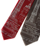 Detroit Train Station Ironwork neckties