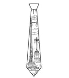 Line art for Michigan Central Station Ironwork.