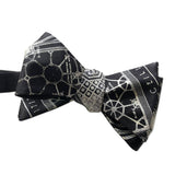 Capitol Theatre Blueprint Bow Tie, Black. Detroit Opera House Bowtie, by Cyberoptix