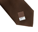 Brown solid color necktie, Milk Chocolate tie, by Cyberoptix Tie Lab