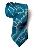 French blue Milky Way Galaxy Necktie