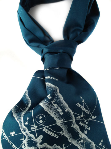 Milky Way Cravat tie. Galaxy Print Ascot