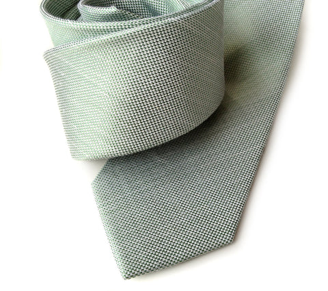 Mint Green Linen Necktie. Solid Color Tie, Spirit of Detroit