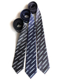 Moon Phases Necktie, Lunar Calendar Print Tie