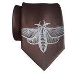 Driftwood Moth Print Tie, by Cyberoptix