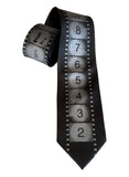 Movie Film necktie. Academy Film Leader tie