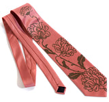 Custom Color Printed Silk Ties, Standard or Narrow Size