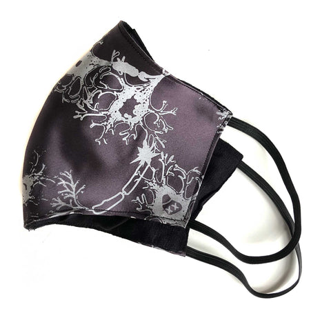 Neuron Face Mask, axon & dendrite adjustable fabric face cover