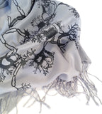 Silver Nerve cell scarf