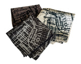 Brooklyn map print pocket squares, by Cyberoptix.