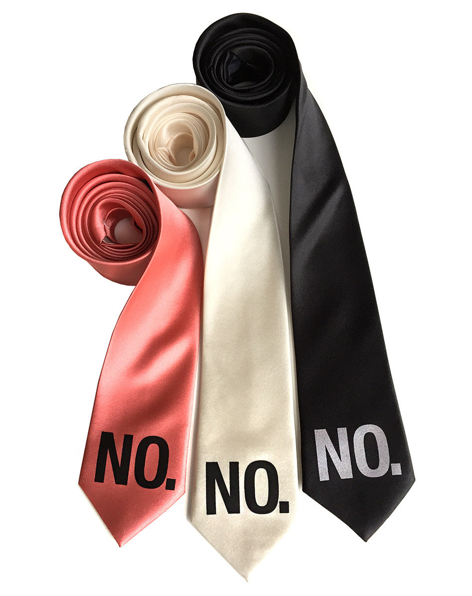 NO Print Necktie, by Cyberoptix Tie Lab