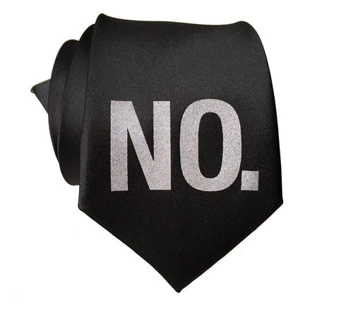 No Print Silk Necktie