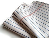  Notebook Paper Pocket Square: platinum.