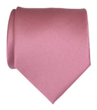 Orchid solid color necktie, purple pink tie by Cyberoptix Tie Lab