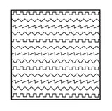 Oscillator Waves pocket square