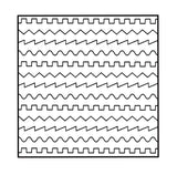 Oscillator Waves pocket square