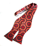 The Shining Inspired Bow Tie, Overlook Hotel Carpet Pattern