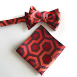 The Shining Inspired Pocket Square, Overlook Hotel Carpet Pattern