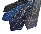 Packard Automotive Plant Blueprint Necktie, Detroit Auto Company Tie, by Cyberoptix