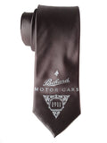Packard Motors Necktie, charcoal grey.