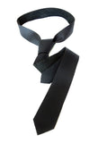 Black automotive leather tie, by Cyberoptix.