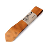 Orange Leather tie, automotive leather tie.