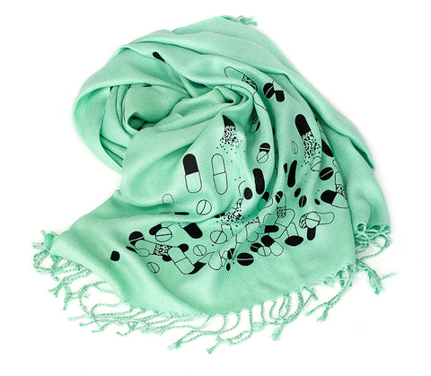 Pill Spill Pashmina Scarf