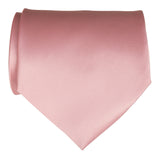 Pink solid color necktie, by Cyberoptix Tie Lab