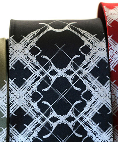 Design Addict Necktie. Plaid Habit Silk Tie