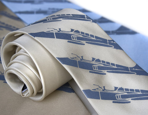Plane Stripe Microfiber Necktie