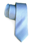 powder blue woven silk tie