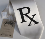 White Rx Necktie