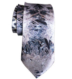 Quartz Crystal Necktie, narrow width. By Cyberoptix