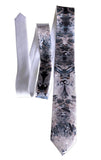 Quartz Crystal Necktie, narrow width. By Cyberoptix