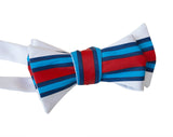 Racing Stripes Bow Tie: Shaken & Stirred Print Tie, by Cyberoptix
