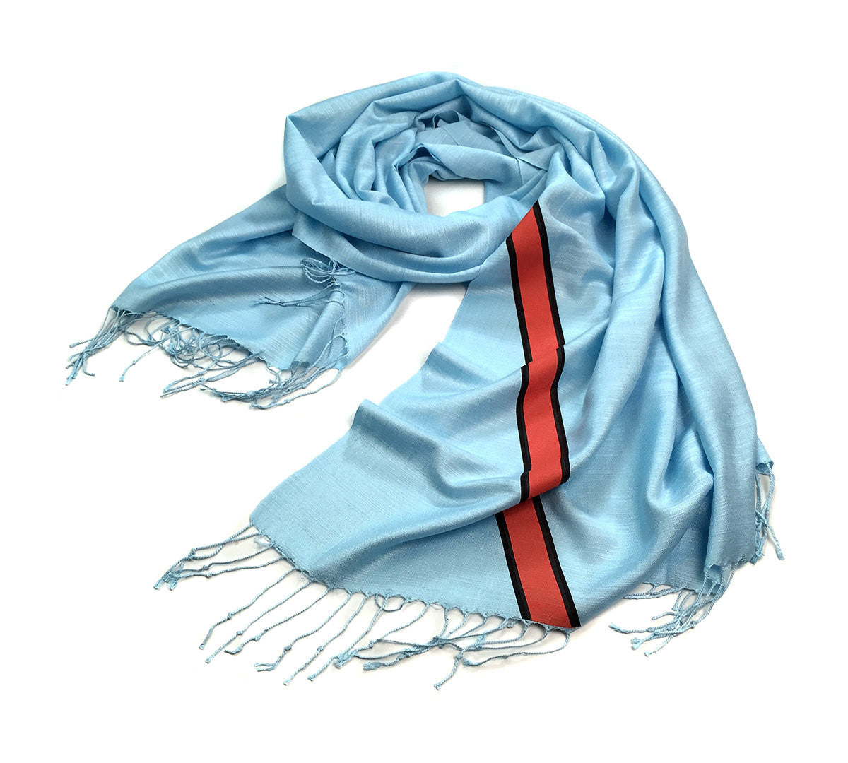 ファッション姫 通販 Racing pashmina linen-weave Mirage Mans Le Scarf: Stripes トップス