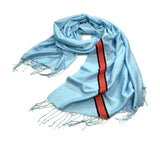 Racing stripes scarf: Gulf-inspired Livery.