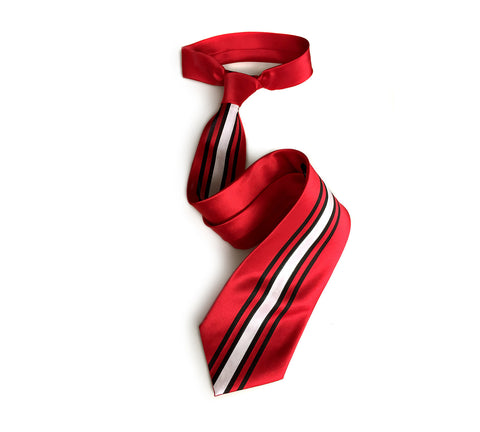 Racing Stripes: Scuderia Microfiber Necktie