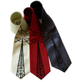 Radio Tower Silk Necktie