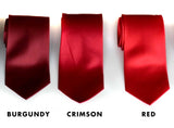 Cyberoptix red tie fabric color comparison