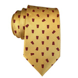Red Solo Cup Necktie: Gold. Red Party Cup Tie, by Cyberoptix
