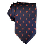 Red Solo Cup Necktie: Navy Blue. Red Party Cup Tie, by Cyberoptix
