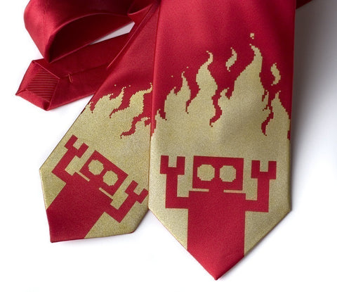 Red Robot Inferno Necktie
