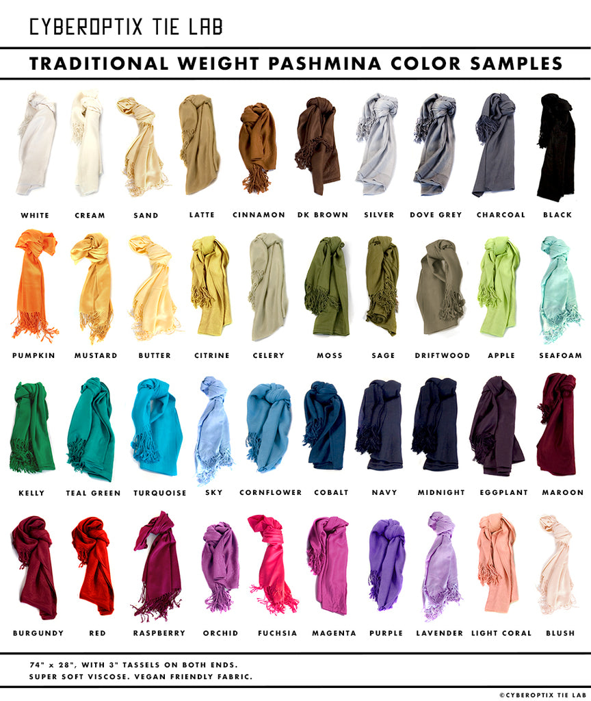 Aspen Pashmina Scarf – Cyberoptix TieLab