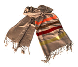 Resistor Values linen-weave pashmina scarf.