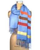 Resistor Values linen-weave pashmina scarf.