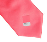 Rose Pink solid color tie, by Cyberoptix Tie Lab