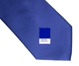 Medium Blue solid color necktie, royal blue tie by Cyberoptix Tie Lab